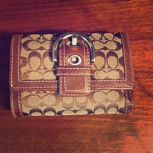 Brown coach wallet